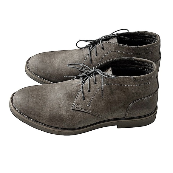 ATTENTION MENS - SIZE 7.5 -‎ GRAY - STYLE: KANE CHUKKA LACE UP ANKLE BOOT - S2 main image 5